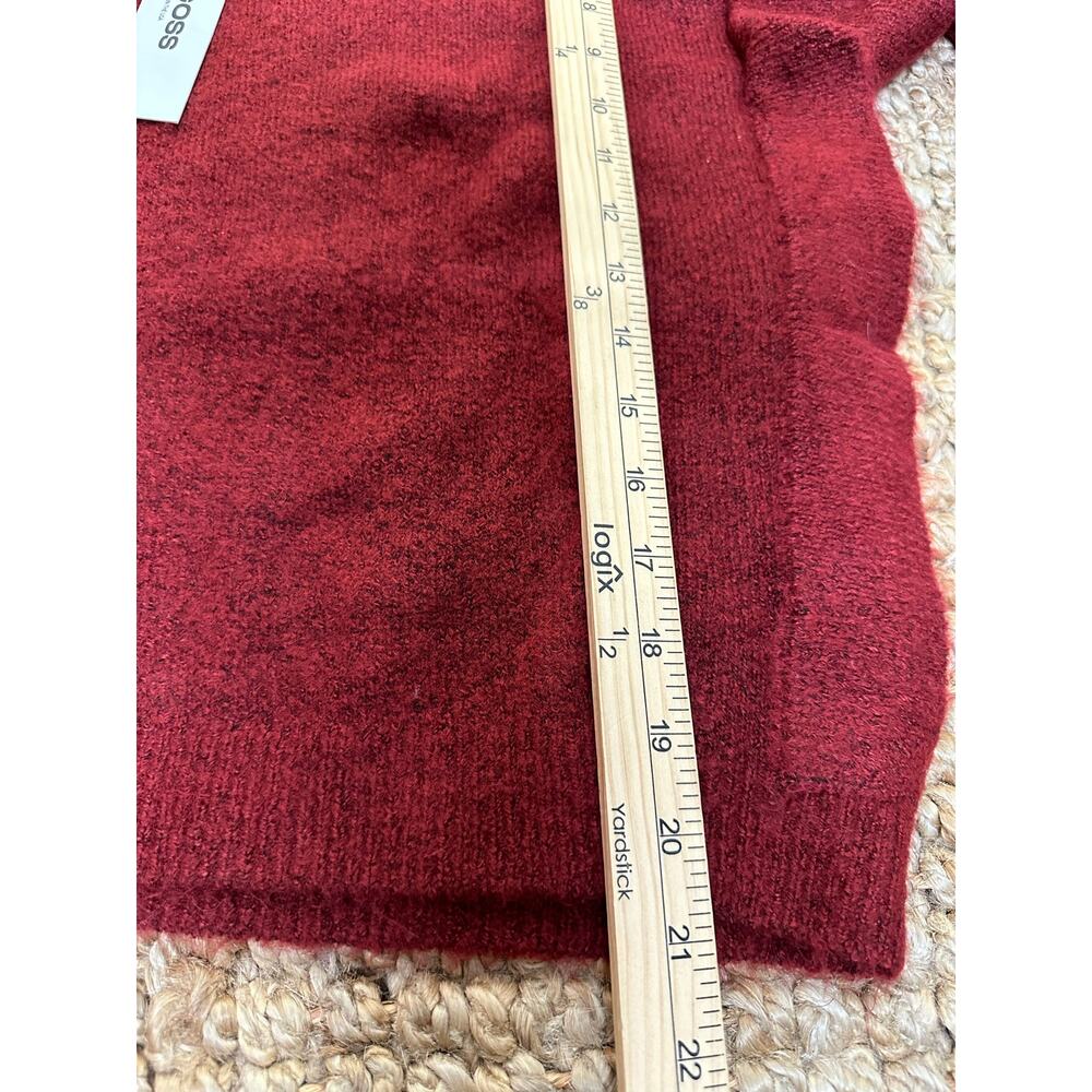 Vigoss Maroon Ruffle Sweater - Picture 6 of 9